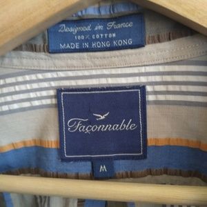 Men's size medium Faconnable button up shirt